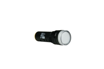 SCL 16mm LED INDICATOR 24VACDC WHITE