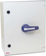 TELERGON ON-OFF SWITCH FUSE 63A 3P+N IP65 GRP ENCLOSURE