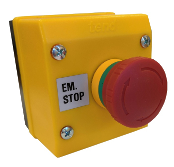 TEND EM STOP STATION-TWIST RELEASE 1 N/C CONTACT BLOCK